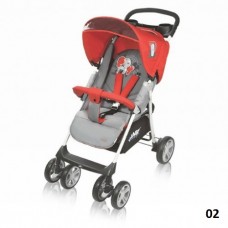 Детская прогулочная коляска Baby Design Pony 2011 02 Красная Детская прогулочная коляска Baby Design Pony 2011 02 Красная